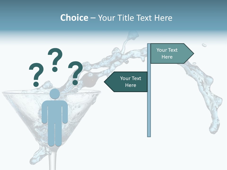 Celebrate Drop Party PowerPoint Template