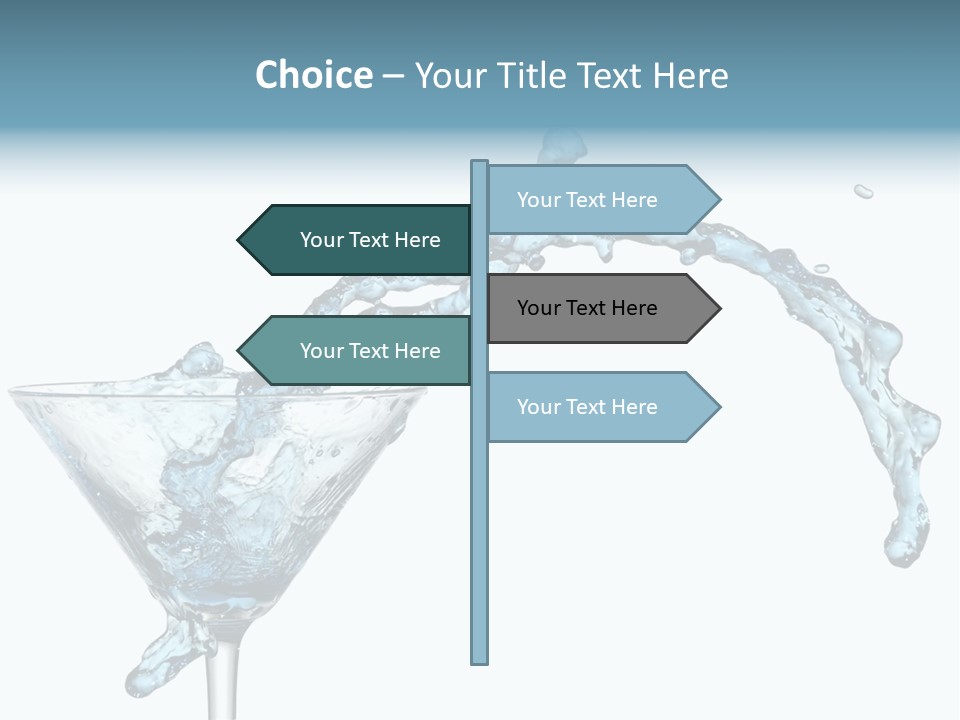 Celebrate Drop Party PowerPoint Template