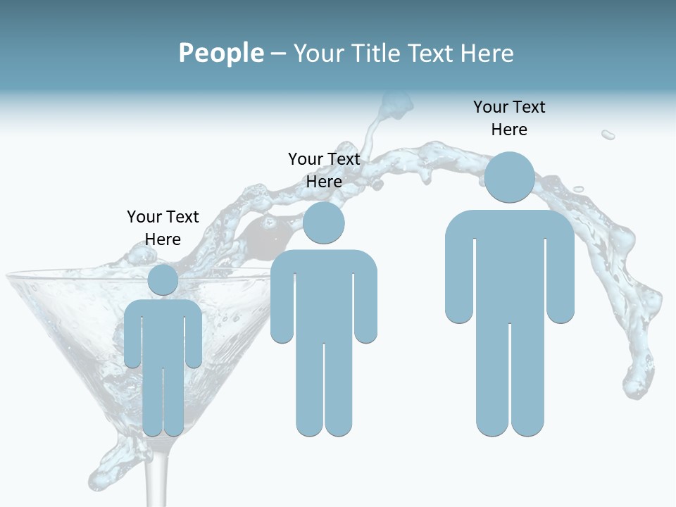 Celebrate Drop Party PowerPoint Template