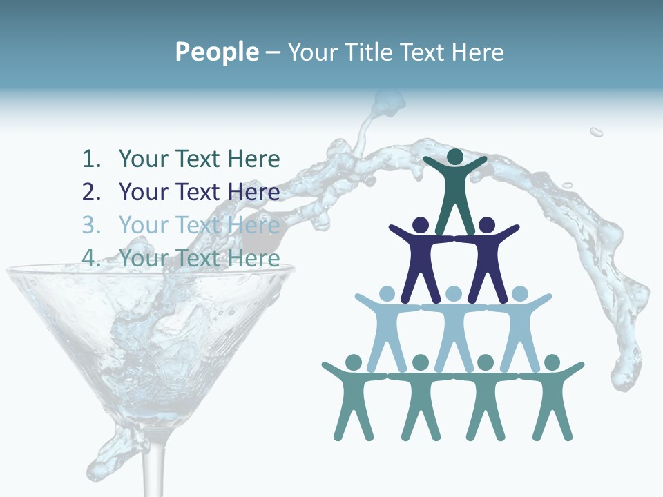 Celebrate Drop Party PowerPoint Template