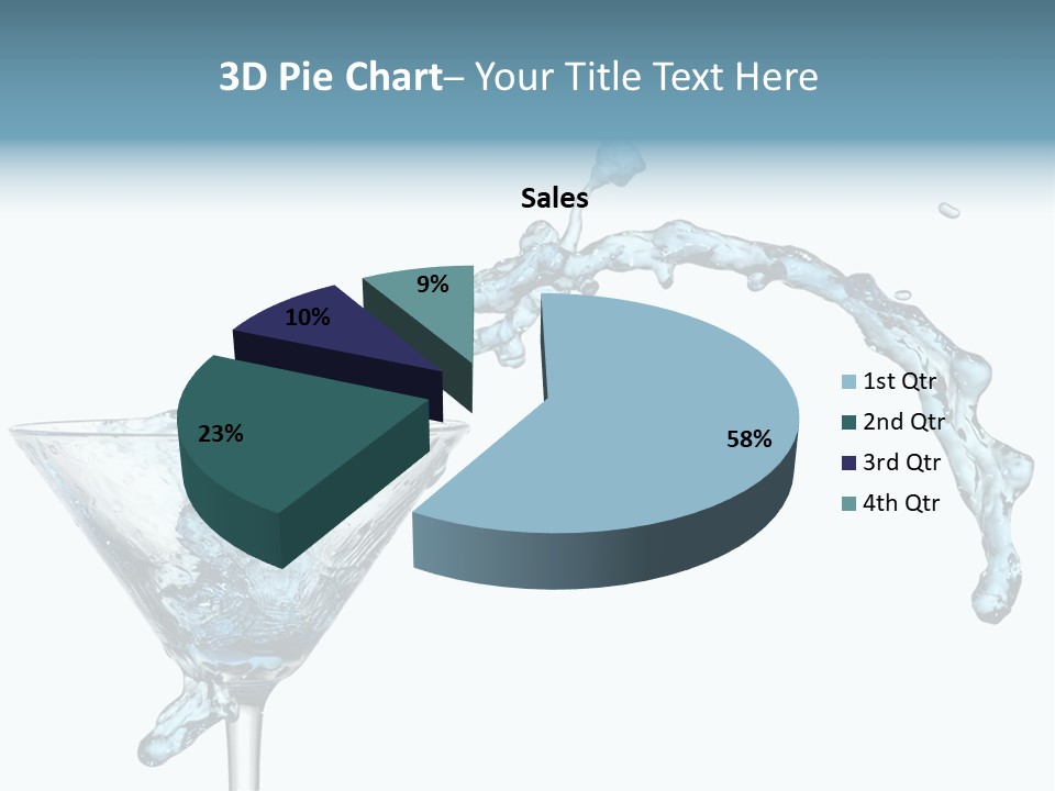 Celebrate Drop Party PowerPoint Template