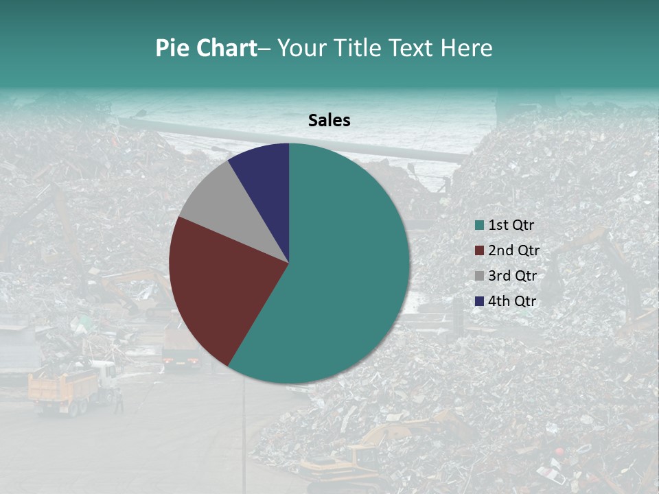 Metal Boat Claw PowerPoint Template
