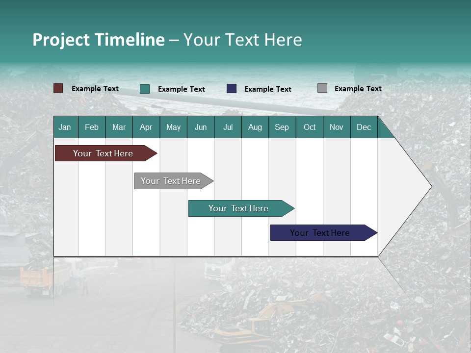Metal Boat Claw PowerPoint Template