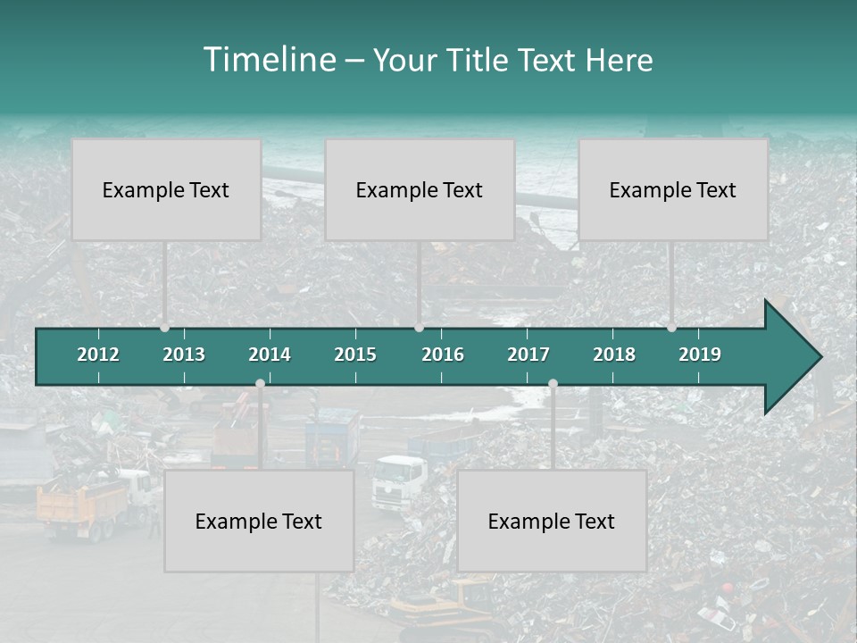 Metal Boat Claw PowerPoint Template