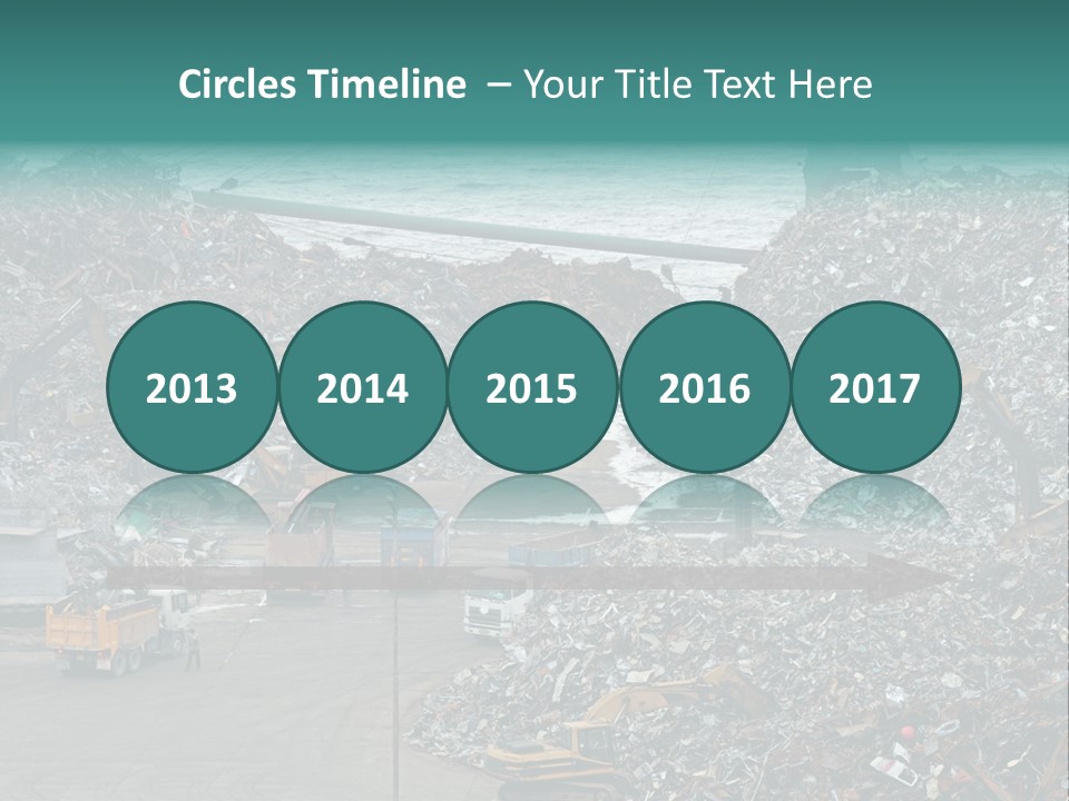 Metal Boat Claw PowerPoint Template