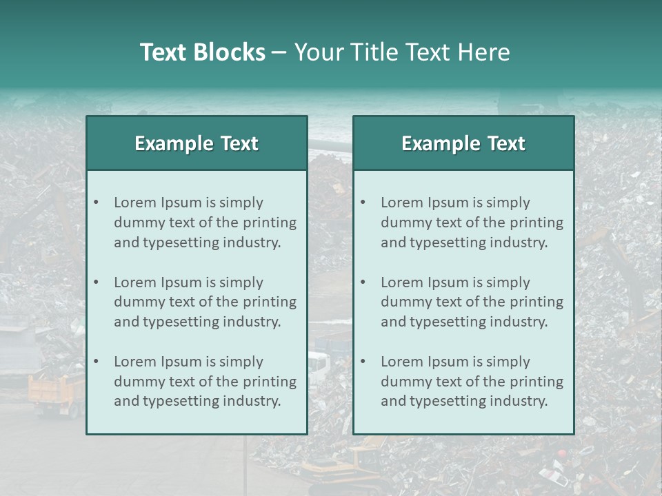 Metal Boat Claw PowerPoint Template