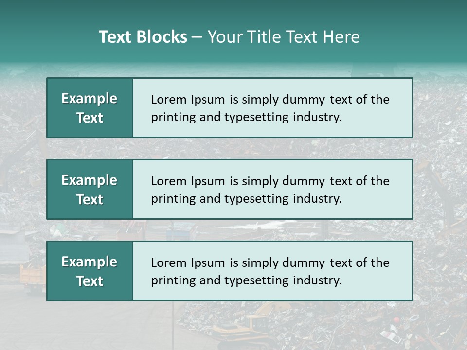Metal Boat Claw PowerPoint Template