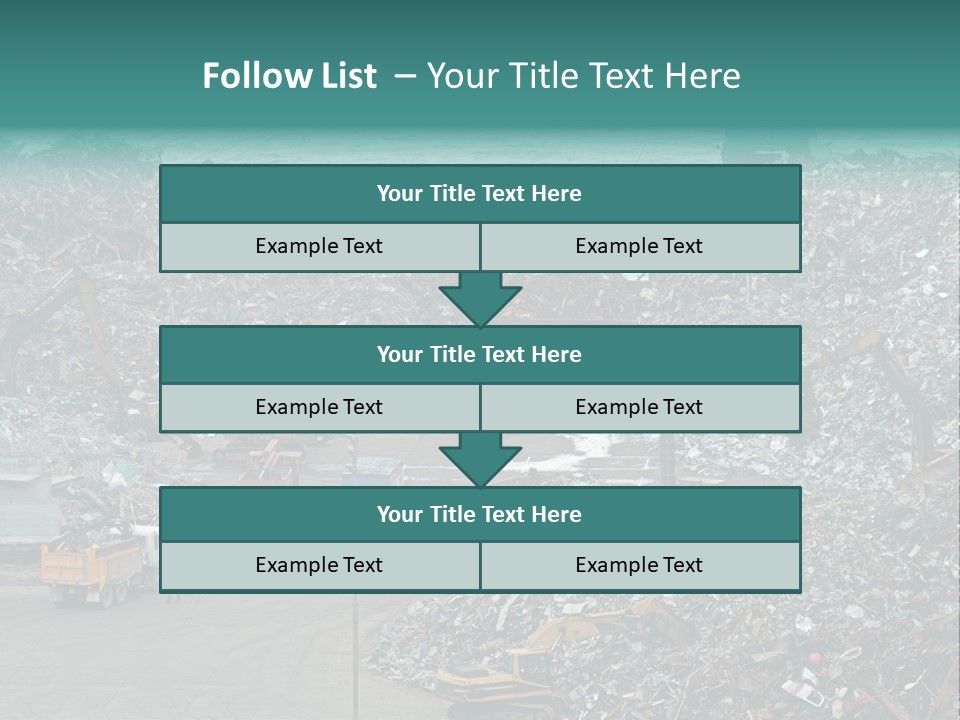 Metal Boat Claw PowerPoint Template