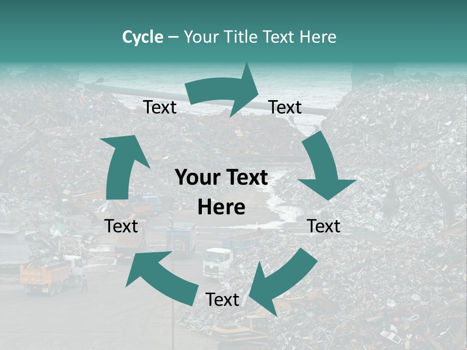 Metal Boat Claw PowerPoint Template