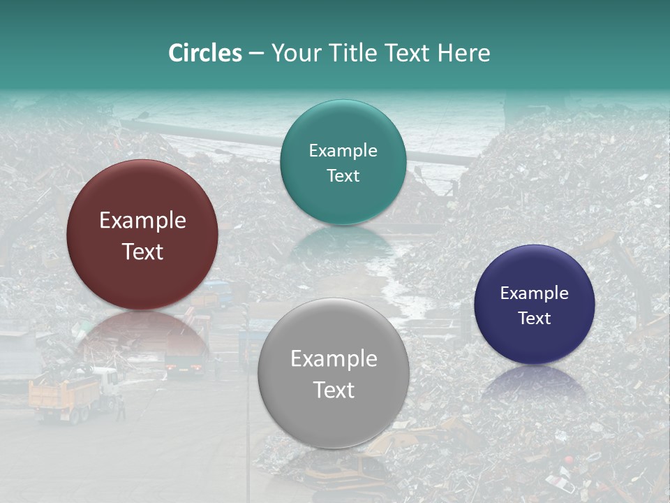 Metal Boat Claw PowerPoint Template