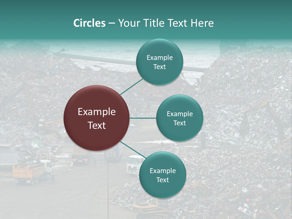 Metal Boat Claw PowerPoint Template