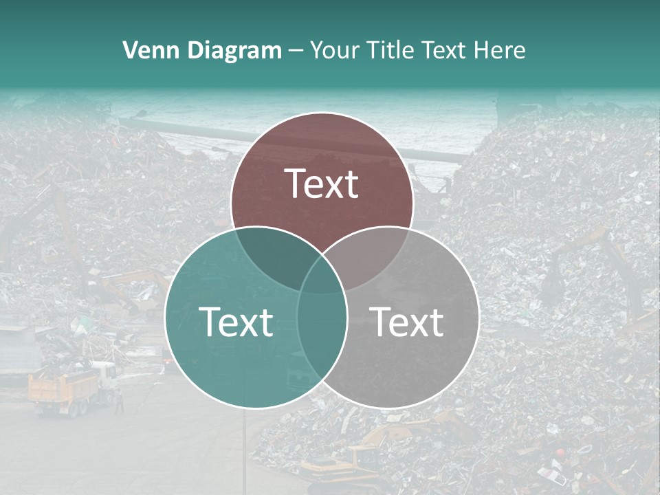 Metal Boat Claw PowerPoint Template