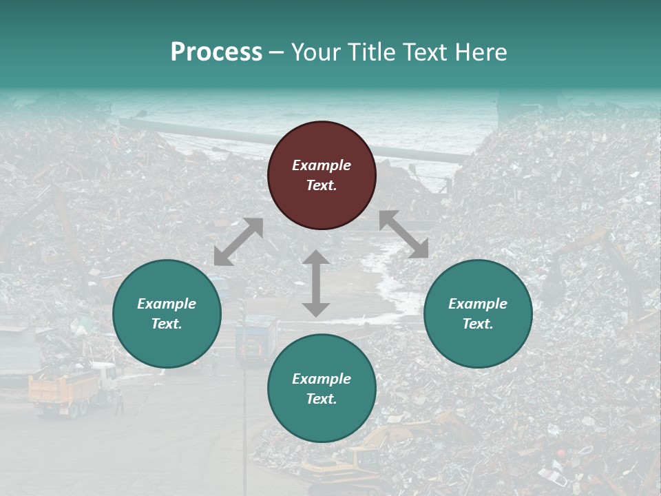 Metal Boat Claw PowerPoint Template