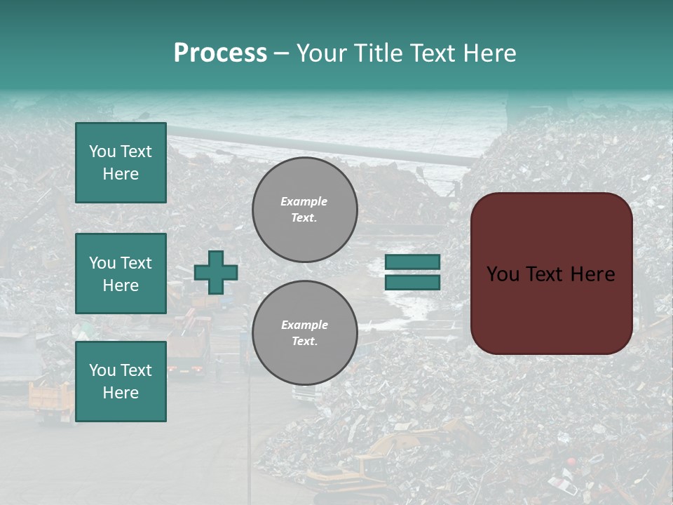Metal Boat Claw PowerPoint Template