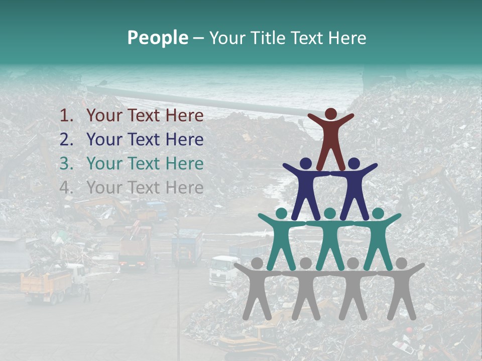 Metal Boat Claw PowerPoint Template