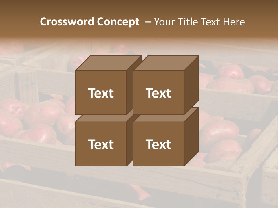 Seasonal Cultivar Crate PowerPoint Template