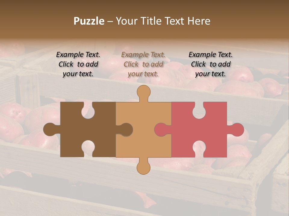 Seasonal Cultivar Crate PowerPoint Template