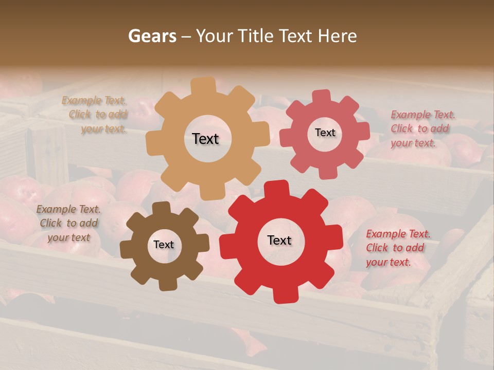 Seasonal Cultivar Crate PowerPoint Template