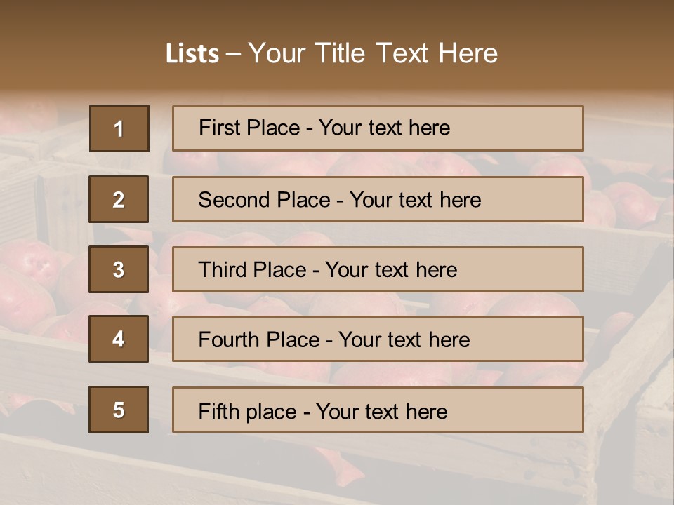 Seasonal Cultivar Crate PowerPoint Template