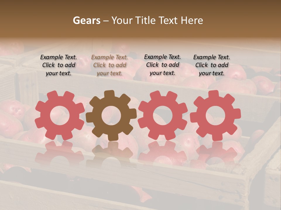 Seasonal Cultivar Crate PowerPoint Template