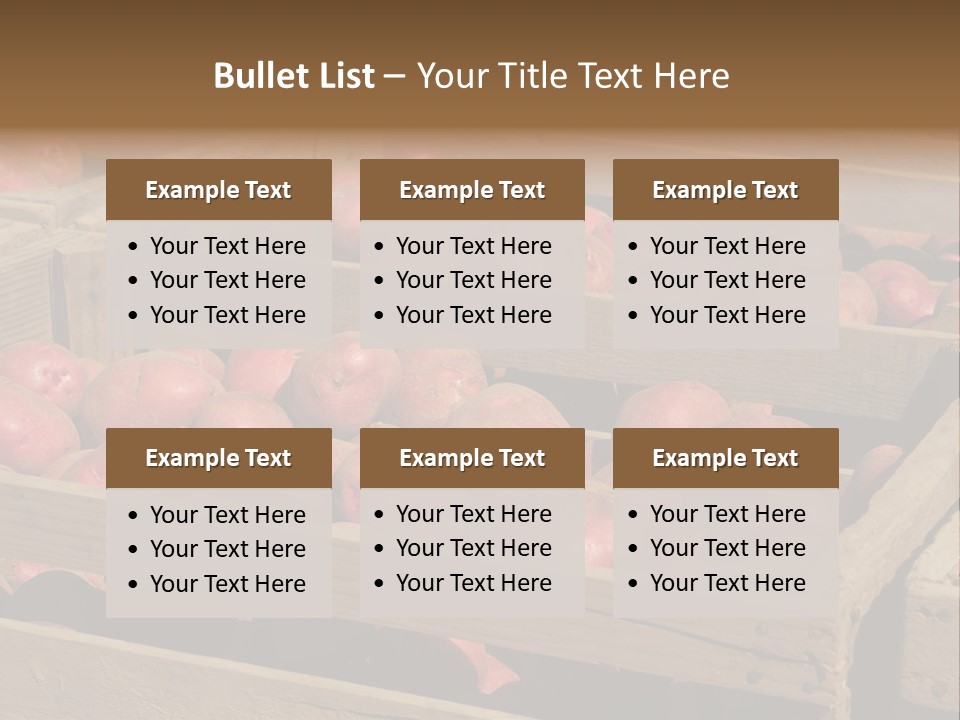 Seasonal Cultivar Crate PowerPoint Template