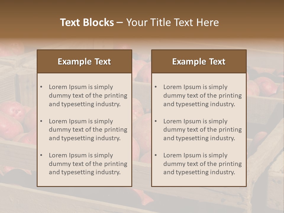 Seasonal Cultivar Crate PowerPoint Template