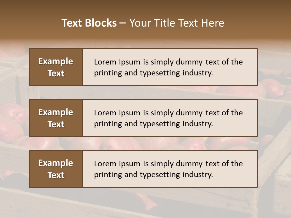 Seasonal Cultivar Crate PowerPoint Template