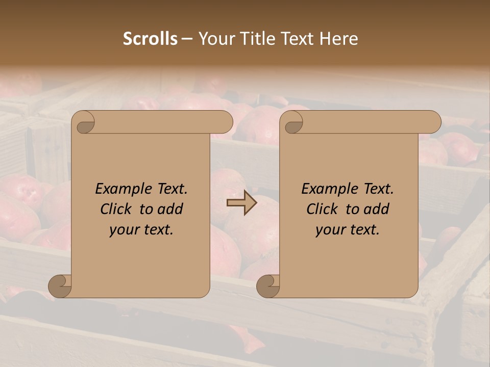 Seasonal Cultivar Crate PowerPoint Template