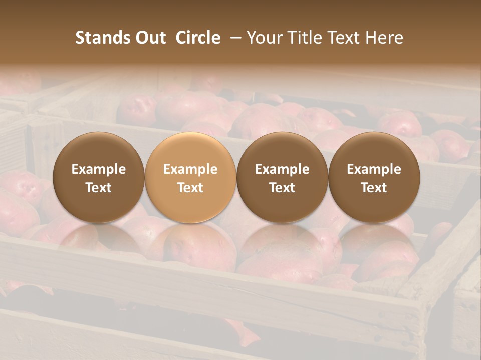 Seasonal Cultivar Crate PowerPoint Template