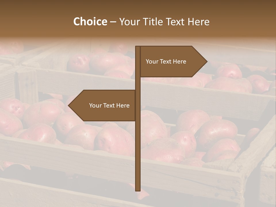 Seasonal Cultivar Crate PowerPoint Template