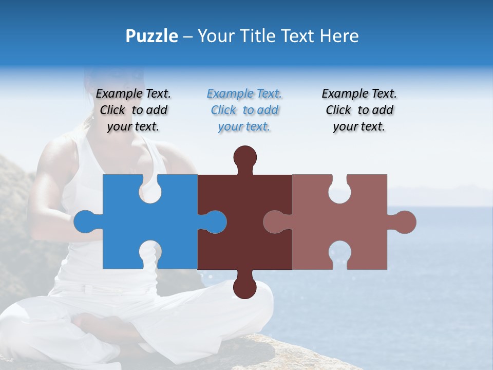 Person Yoga Relaxation PowerPoint Template