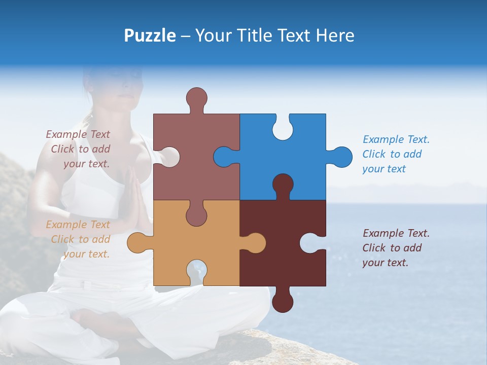 Person Yoga Relaxation PowerPoint Template