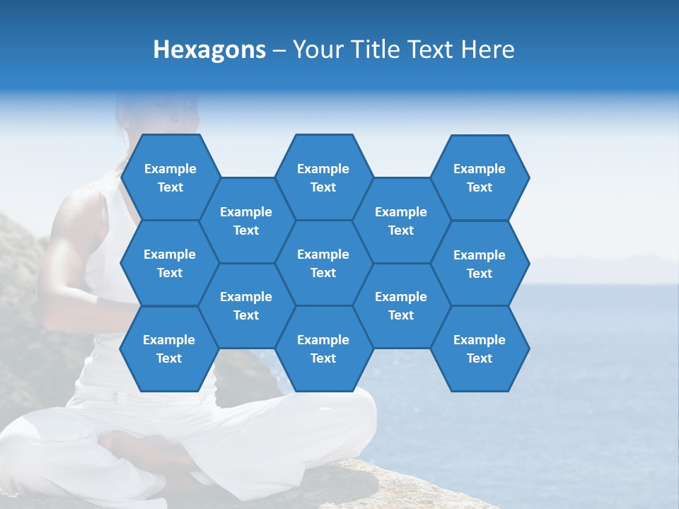 Person Yoga Relaxation PowerPoint Template