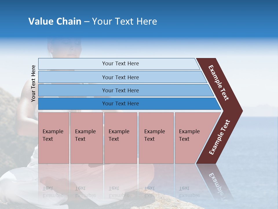 Person Yoga Relaxation PowerPoint Template