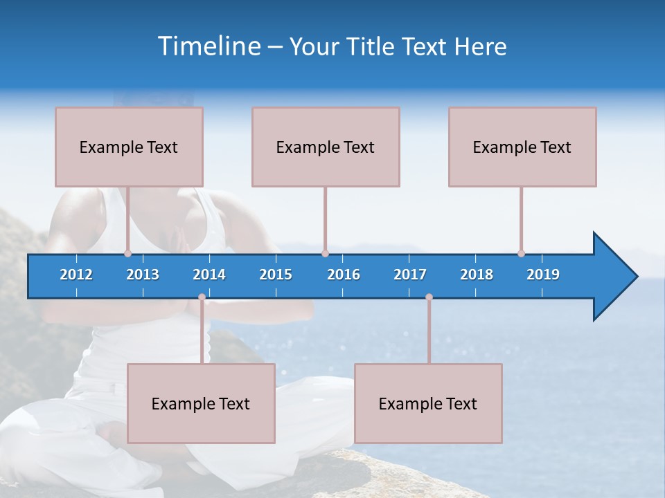 Person Yoga Relaxation PowerPoint Template