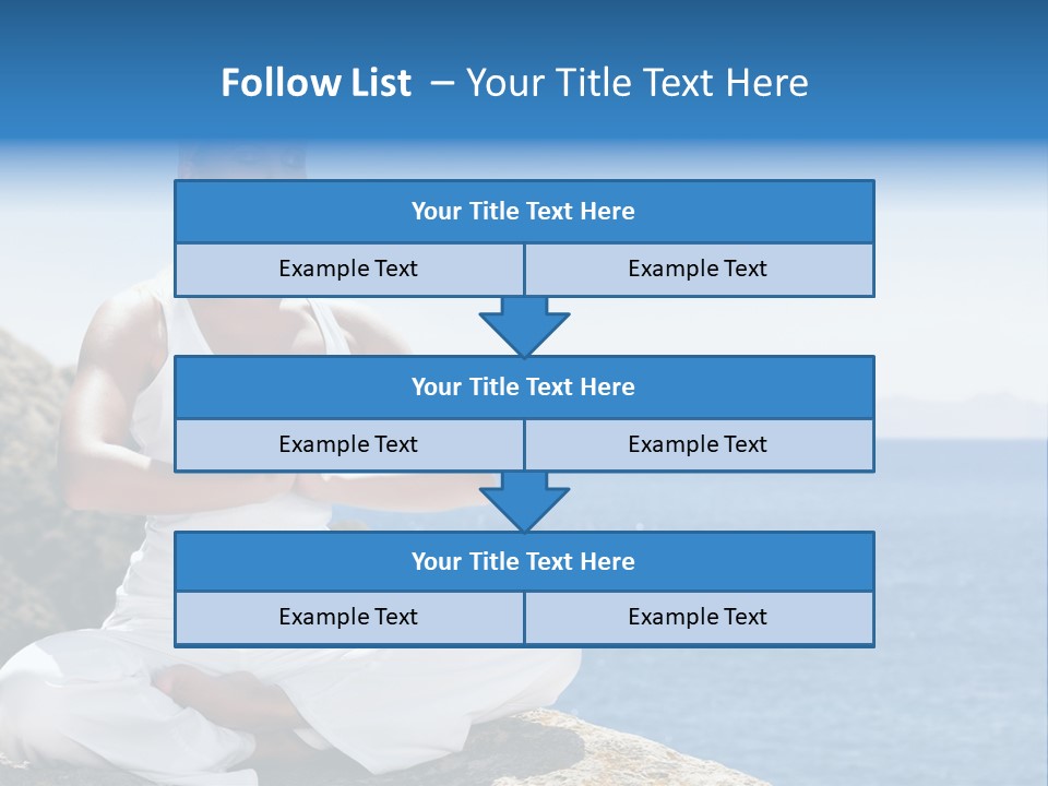 Person Yoga Relaxation PowerPoint Template