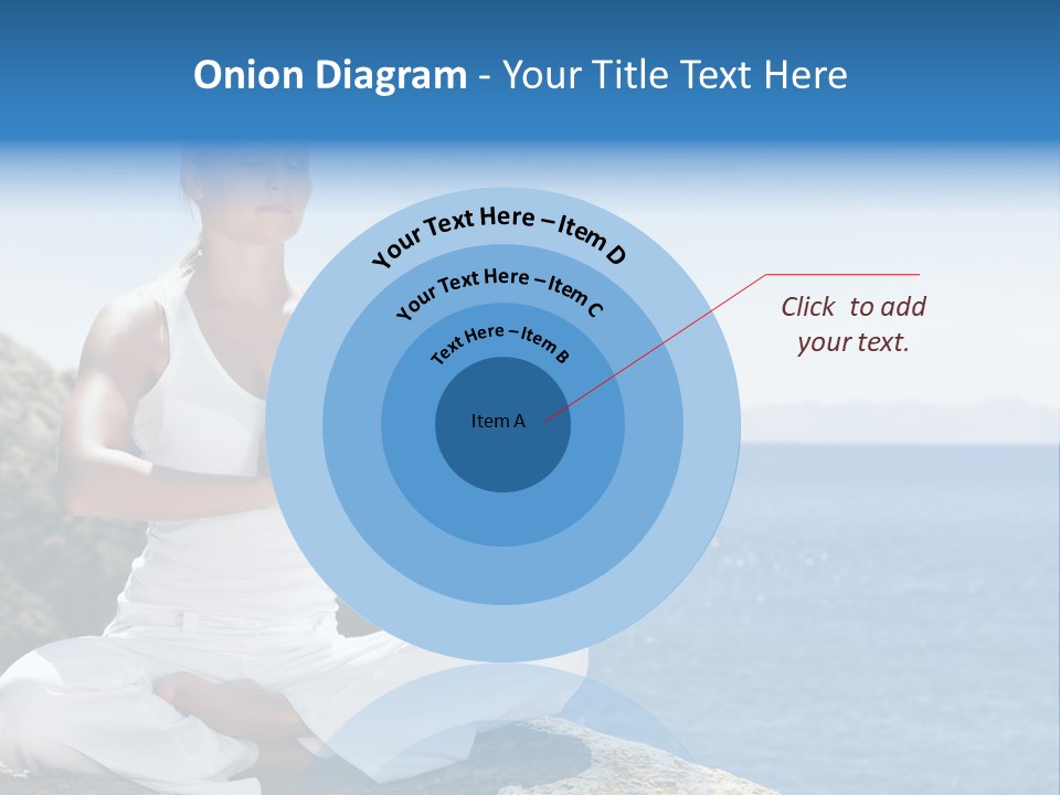 Person Yoga Relaxation PowerPoint Template