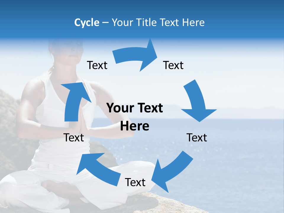 Person Yoga Relaxation PowerPoint Template