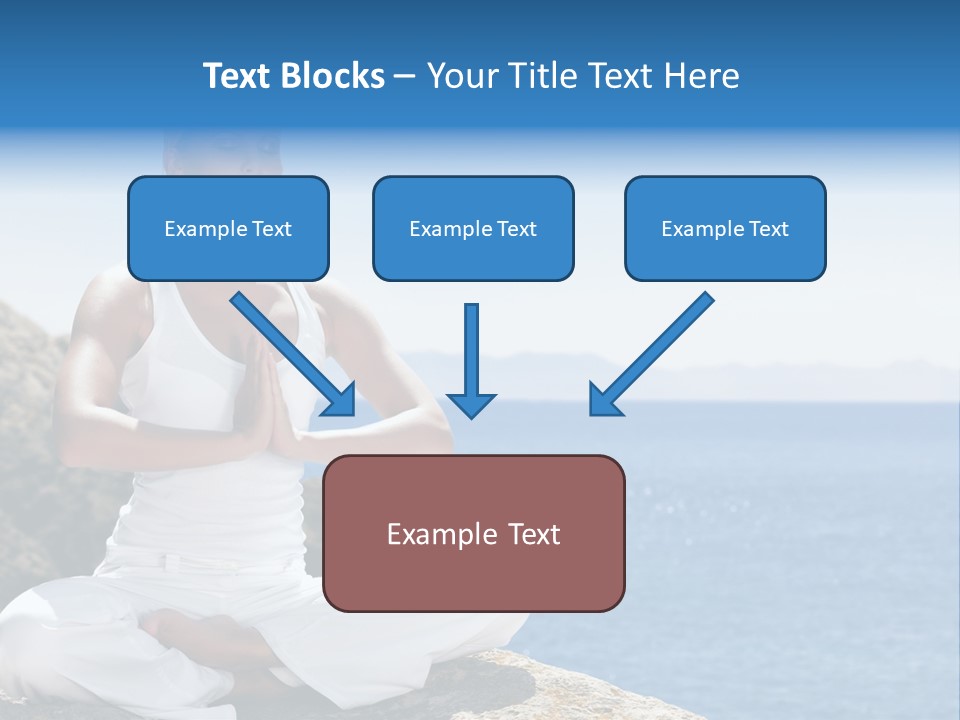 Person Yoga Relaxation PowerPoint Template