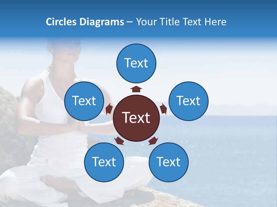 Person Yoga Relaxation PowerPoint Template