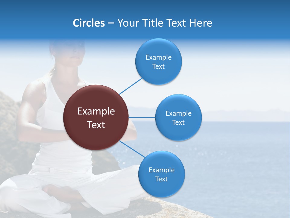 Person Yoga Relaxation PowerPoint Template