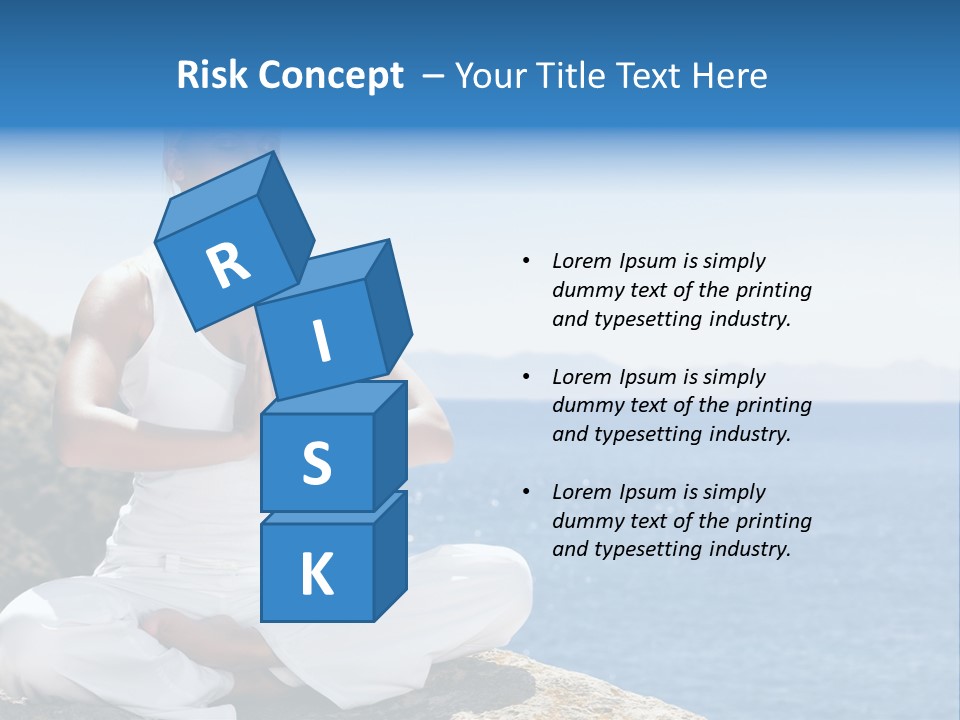 Person Yoga Relaxation PowerPoint Template