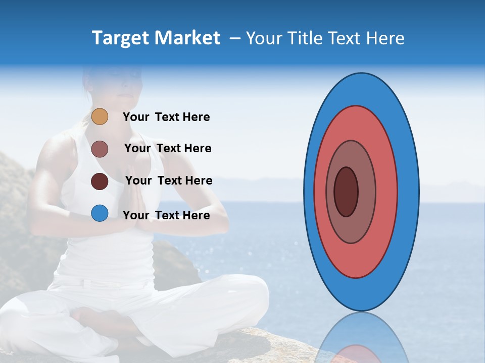 Person Yoga Relaxation PowerPoint Template