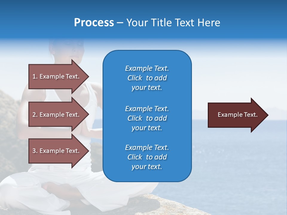 Person Yoga Relaxation PowerPoint Template