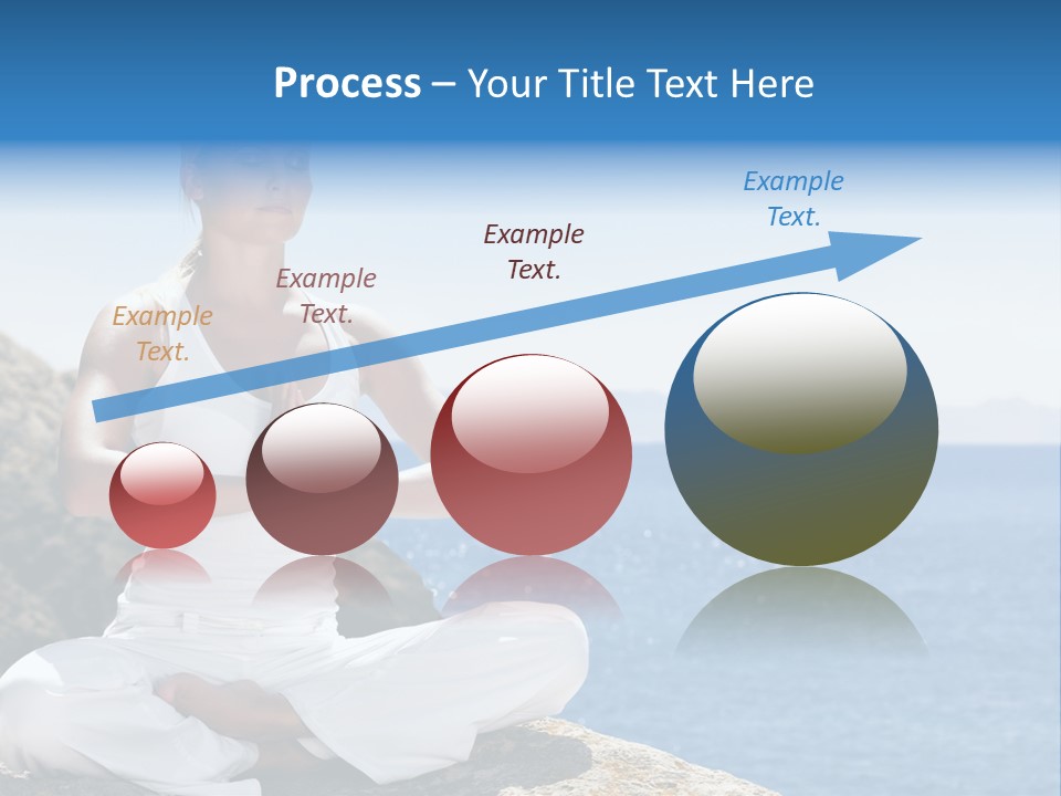 Person Yoga Relaxation PowerPoint Template