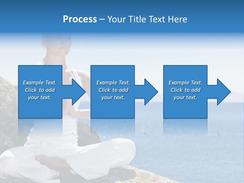 Person Yoga Relaxation PowerPoint Template