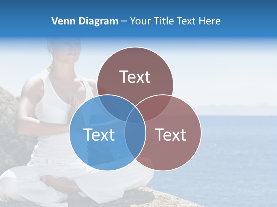 Person Yoga Relaxation PowerPoint Template
