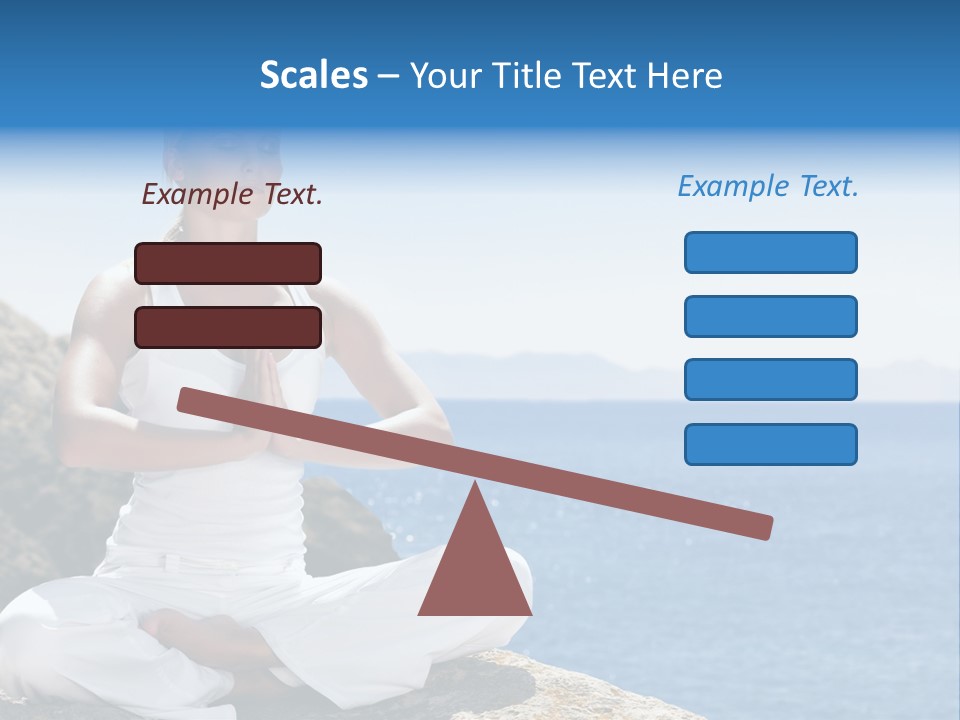 Person Yoga Relaxation PowerPoint Template
