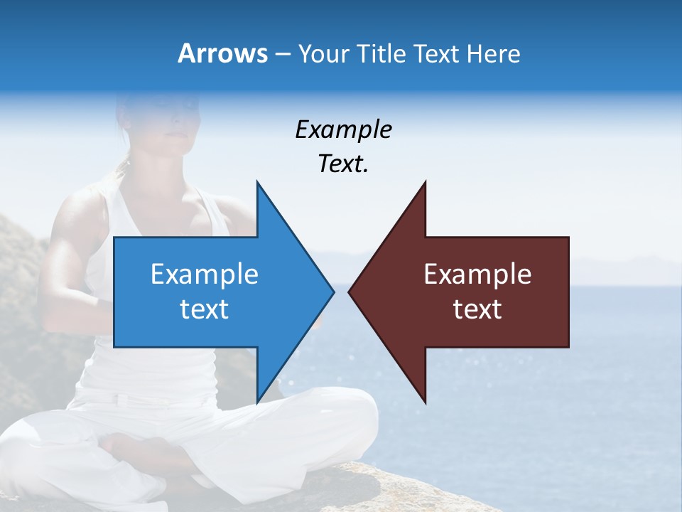 Person Yoga Relaxation PowerPoint Template