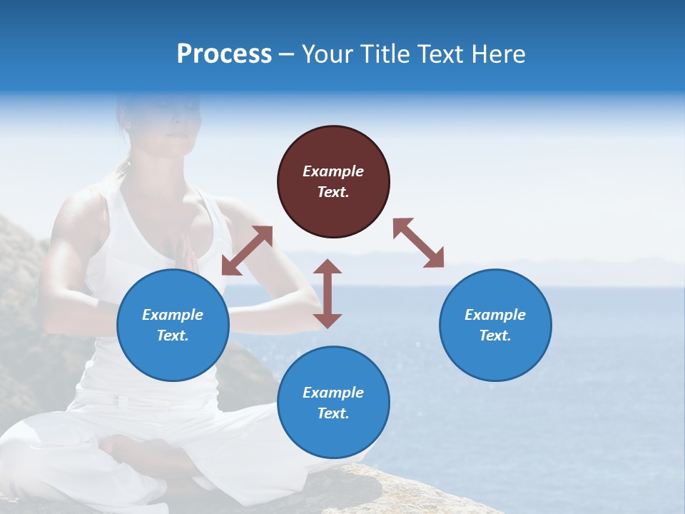 Person Yoga Relaxation PowerPoint Template